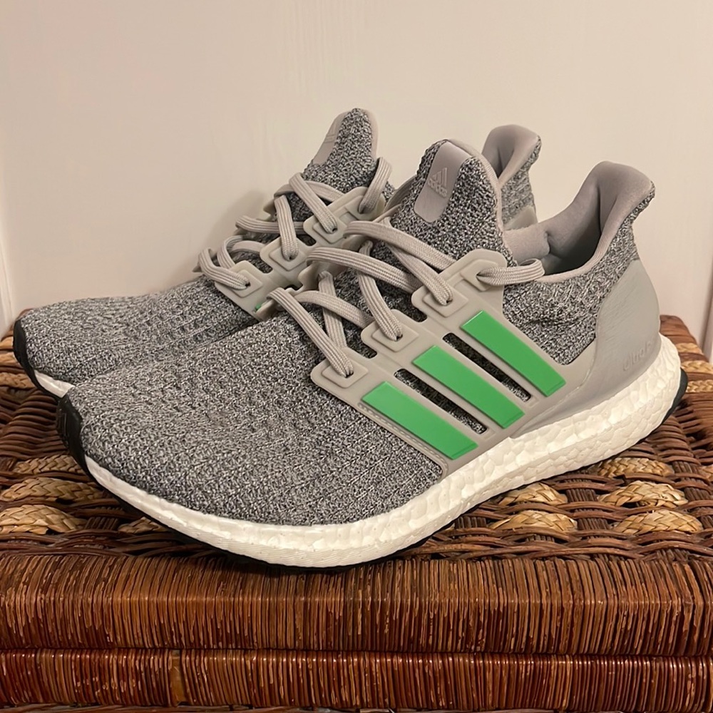 Adidas Ultra Boost - Green and Grey